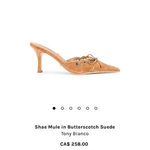 Tony Bianco Shae Mules - butterscotch size 7
